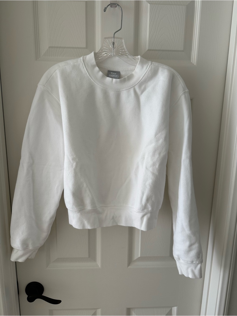TNA White Crewneck Sweatshirt